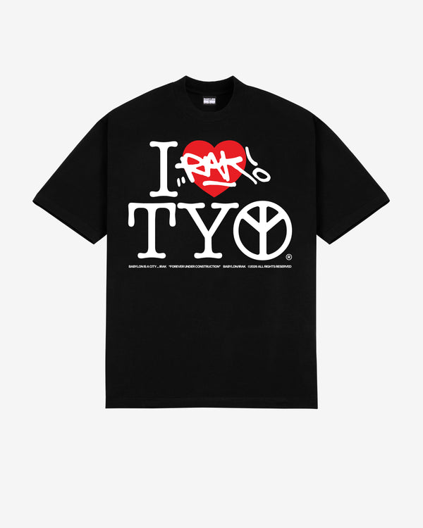 Irak - Babylon Men's Loves Tokyo Tee - (Jet Black)
