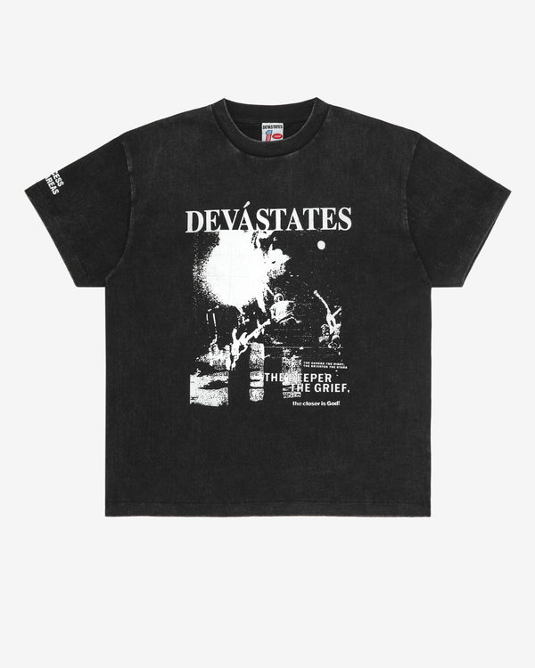 Deva States - Grief Tee - (Washed Black)
