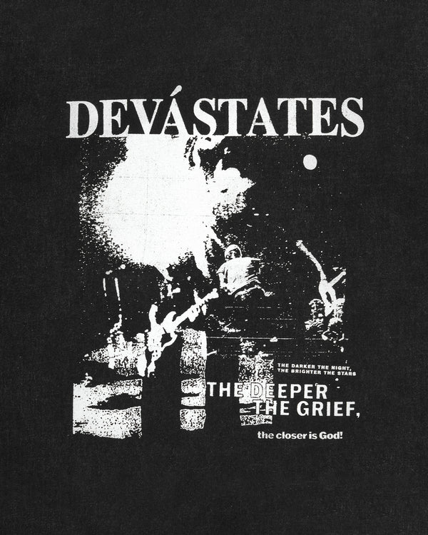 Deva States - Grief Tee - (Washed Black)
