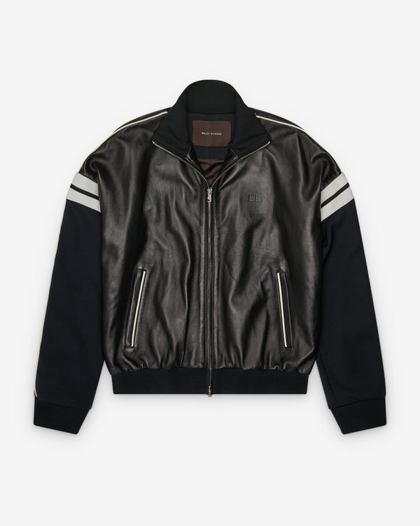 Wales Bonner - Men's Nomad Leather Jacket - (Black)