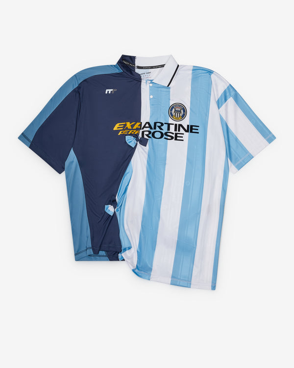 Martine Rose - Men's Collage Football Top - (Blue)