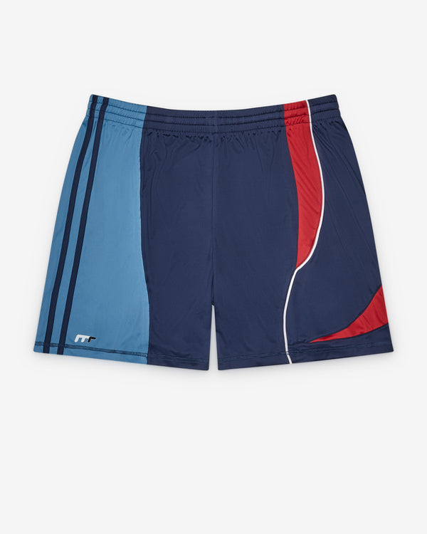 Martine Rose - Men's Collage Football Shorts - (Blue)