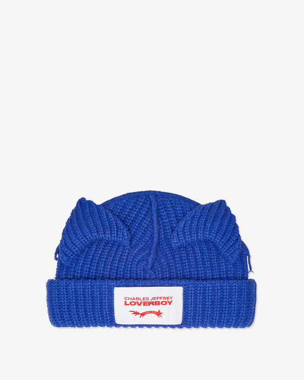 Charles Jeffrey - Men's Chunky Ears Beanie - (Blue)