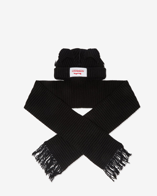 Charles Jeffrey - Men's Chunky Beanie Scarf - (Black)