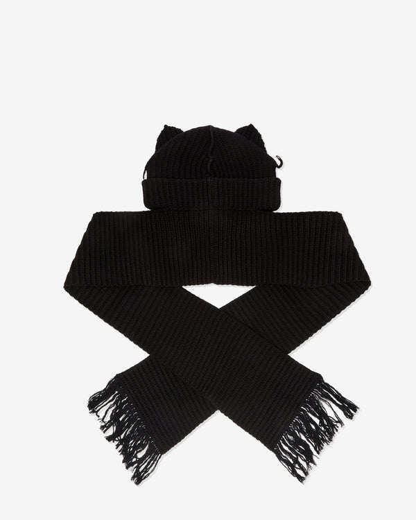 Charles Jeffrey - Men's Chunky Beanie Scarf - (Black)