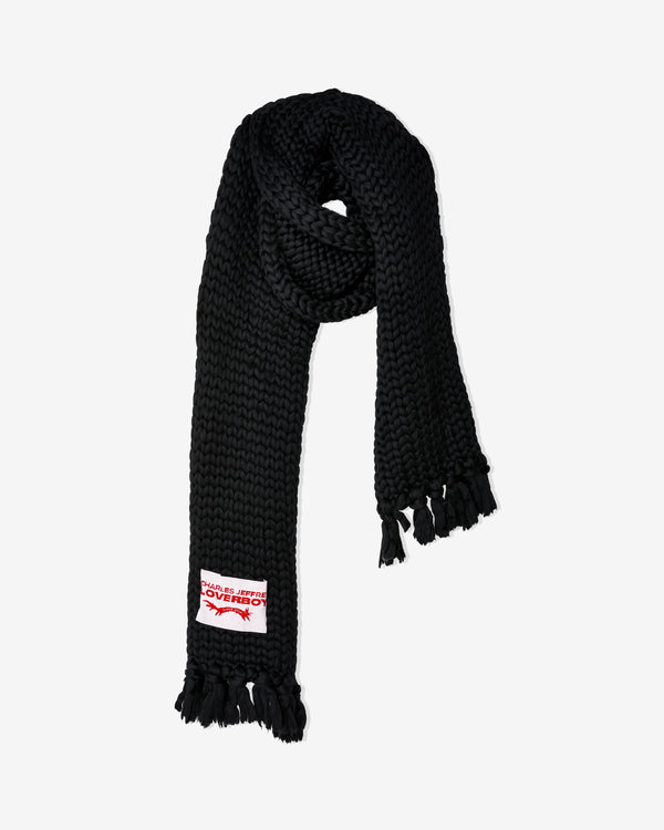 Charles Jeffrey - Men's Supa Massive Scarf - (Black)