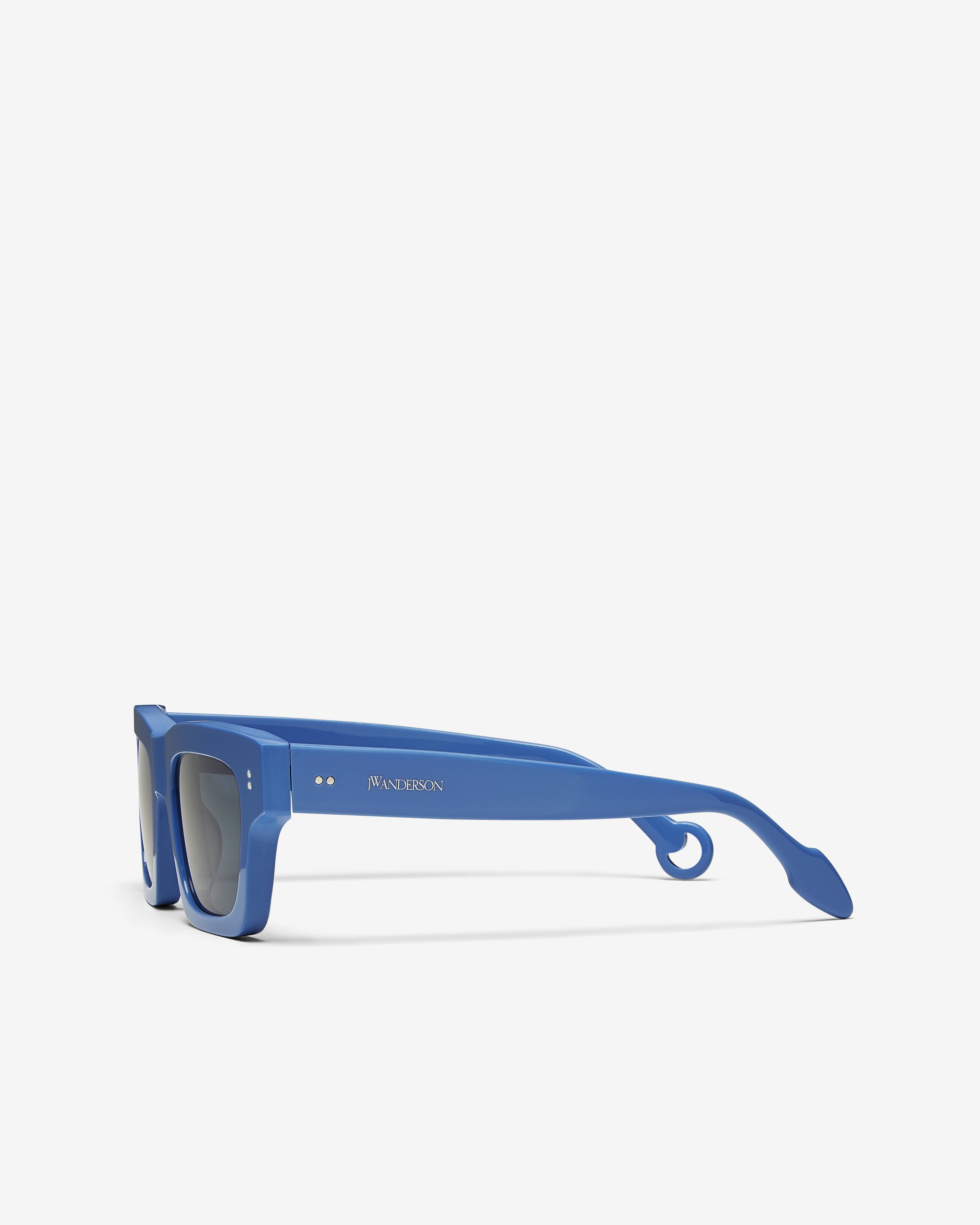 JW Anderson: Women's Rectangle Sunglasses (Baby Blue) | DSMNY E-SHOP