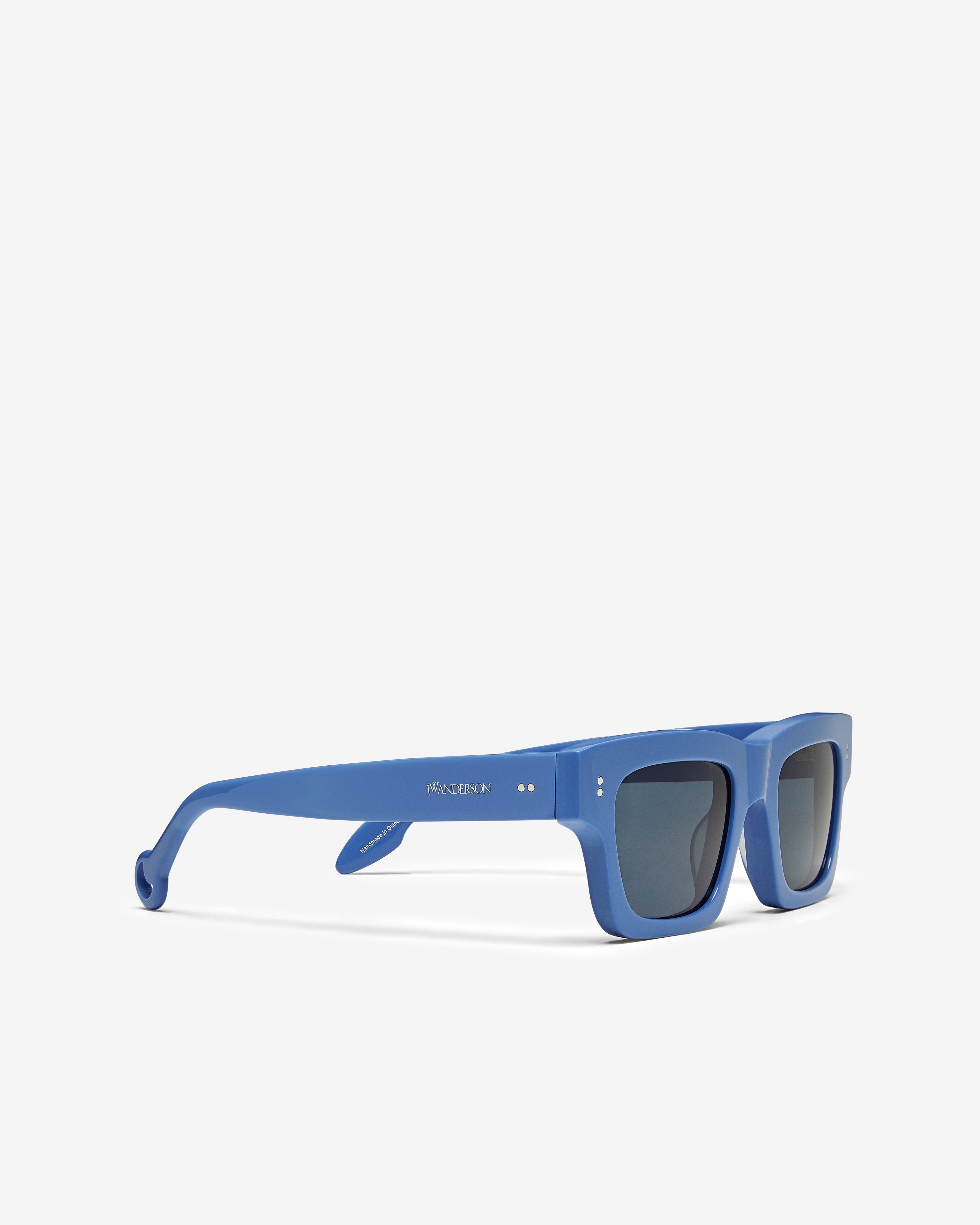 JW Anderson JWA02 サングラス ブルー レクタングル JW Anderson: Women's Rectangle Sunglasses (Baby Blue) | DSMNY E-SHOP