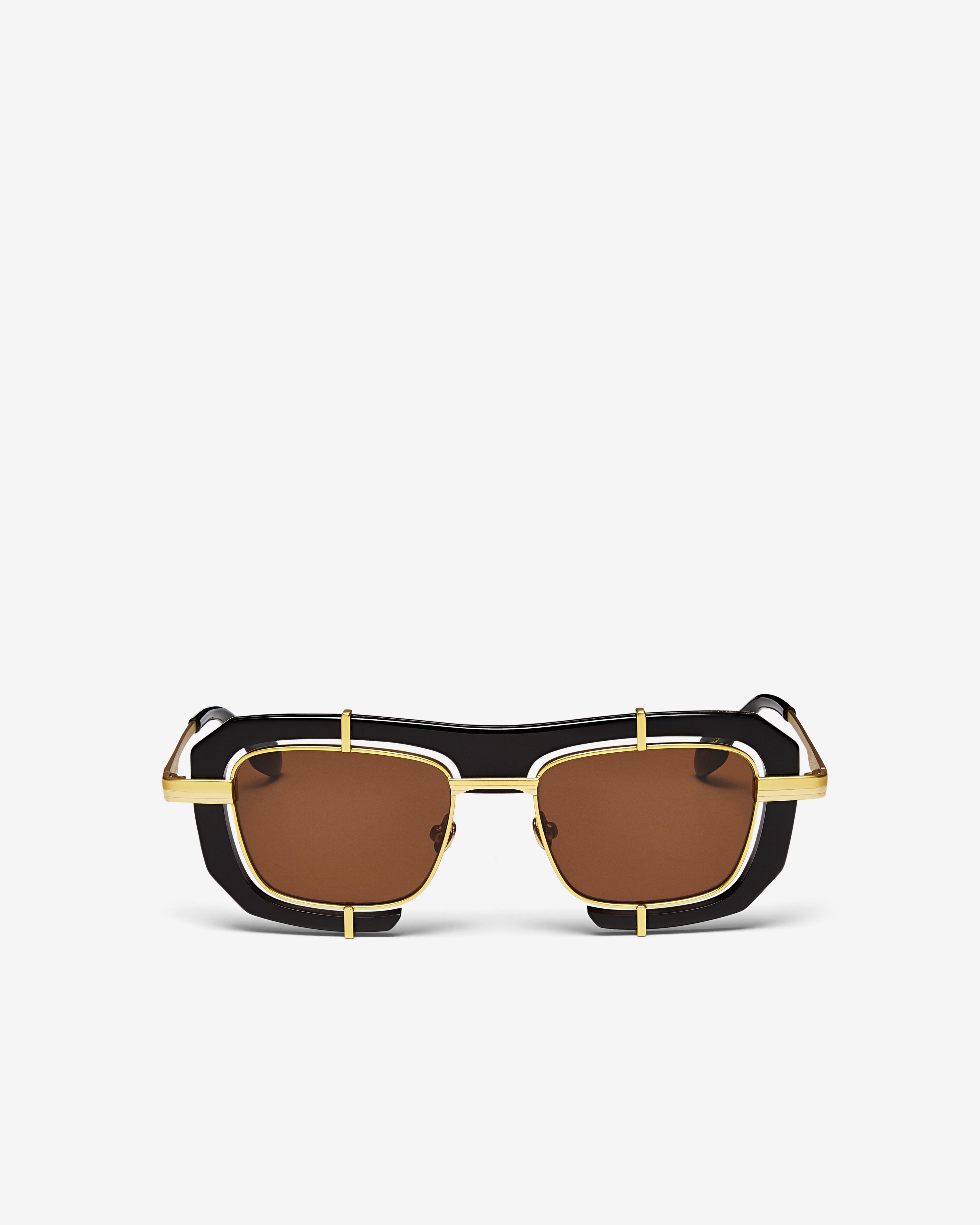 JW Anderson: Women's Geometric Sunglasses (Black) | DSMNY E-SHOP