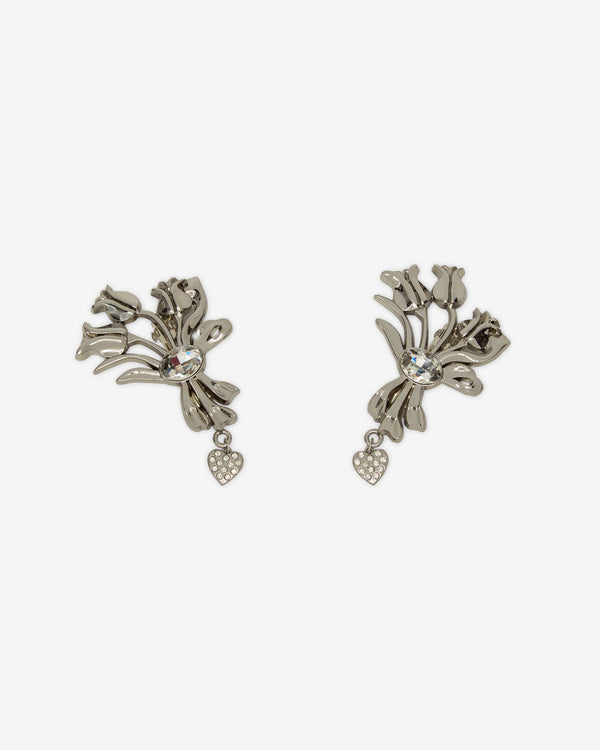 Chopova Lowena - Women's Tulip Hair Clips - (Silver)