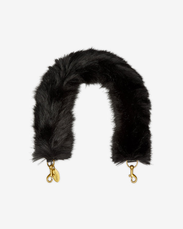 Balenciaga - Women's Animal-Free Fur Strap - (Black)