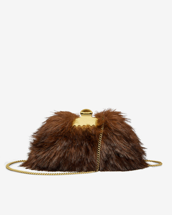 Marc Jacobs - Women's The Small Claw Clip Clutch - (Dark Brown)
