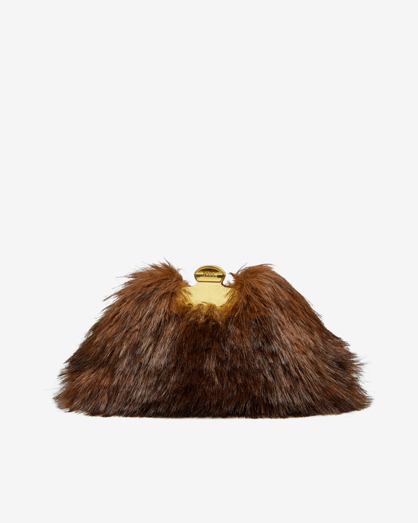 Marc Jacobs - Women's The Small Claw Clip Clutch - (Dark Brown)
