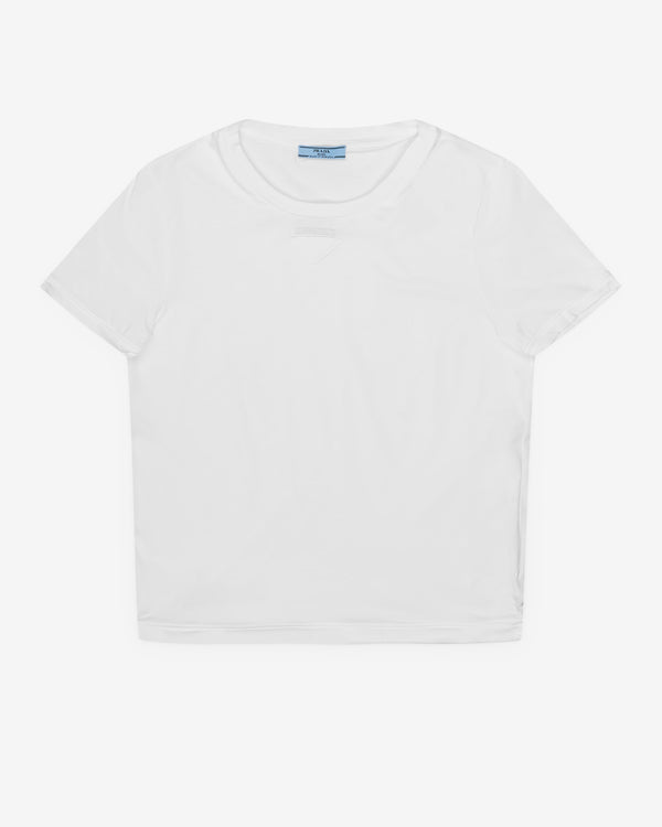 Prada - Women's Cotton Jersey T-Shirt - (White)