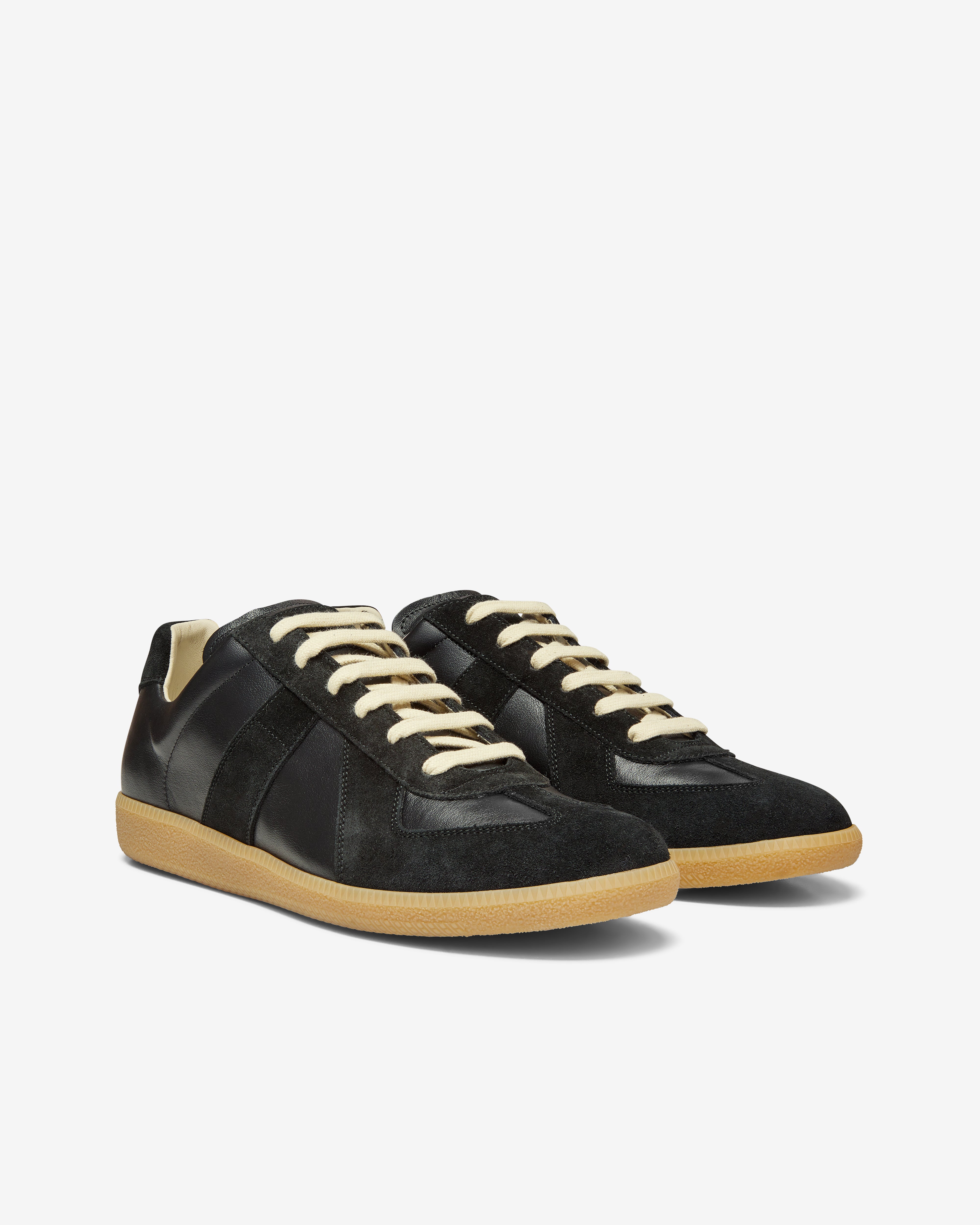 Maison Margiela: Men's Replica Sneakers (Black/Black) | DSMNY E-SHOP