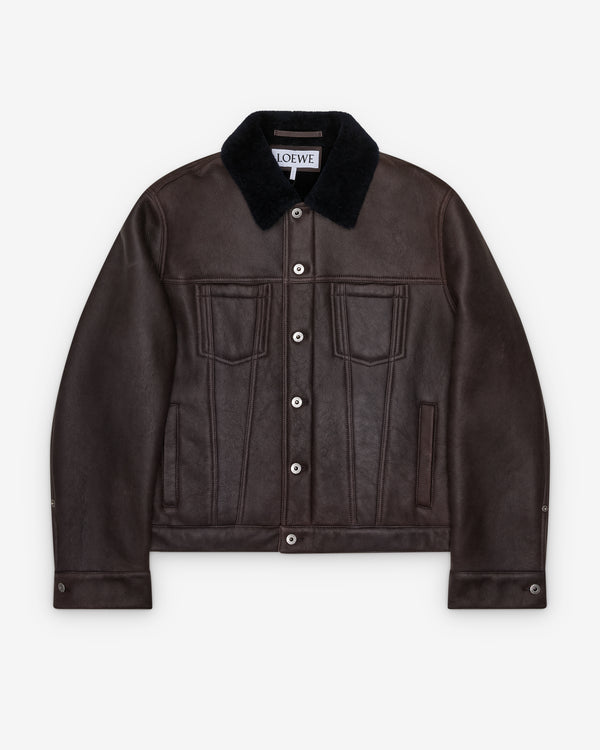 Loewe - Men's Trucker Jacket - (Brown/Navy)