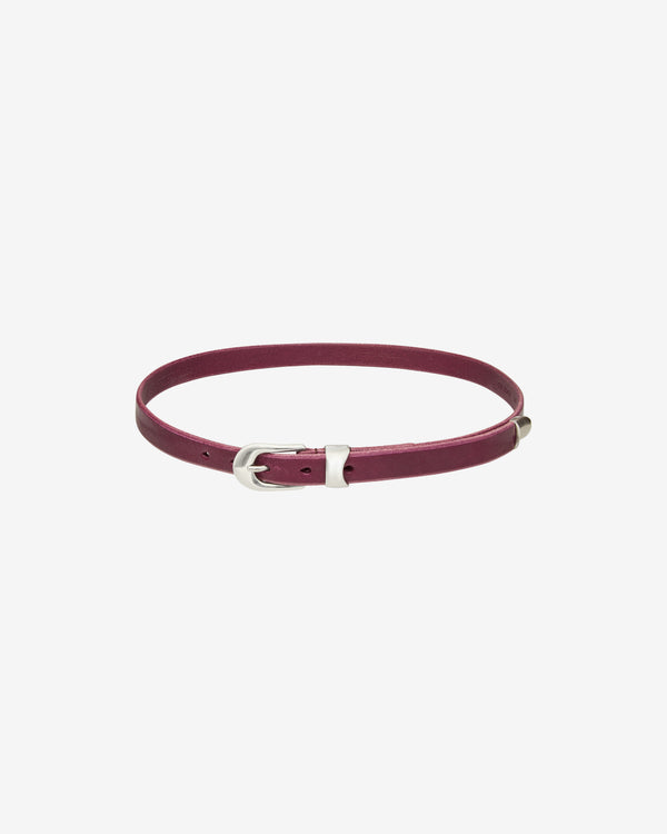 Our Legacy - Men's 2 CM Belt - (Berry)