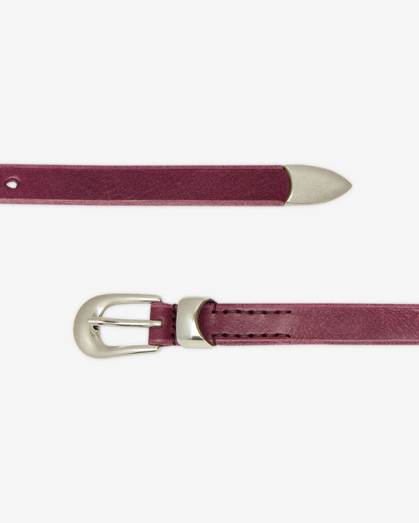 Our Legacy - Men's 2 CM Belt - (Berry)