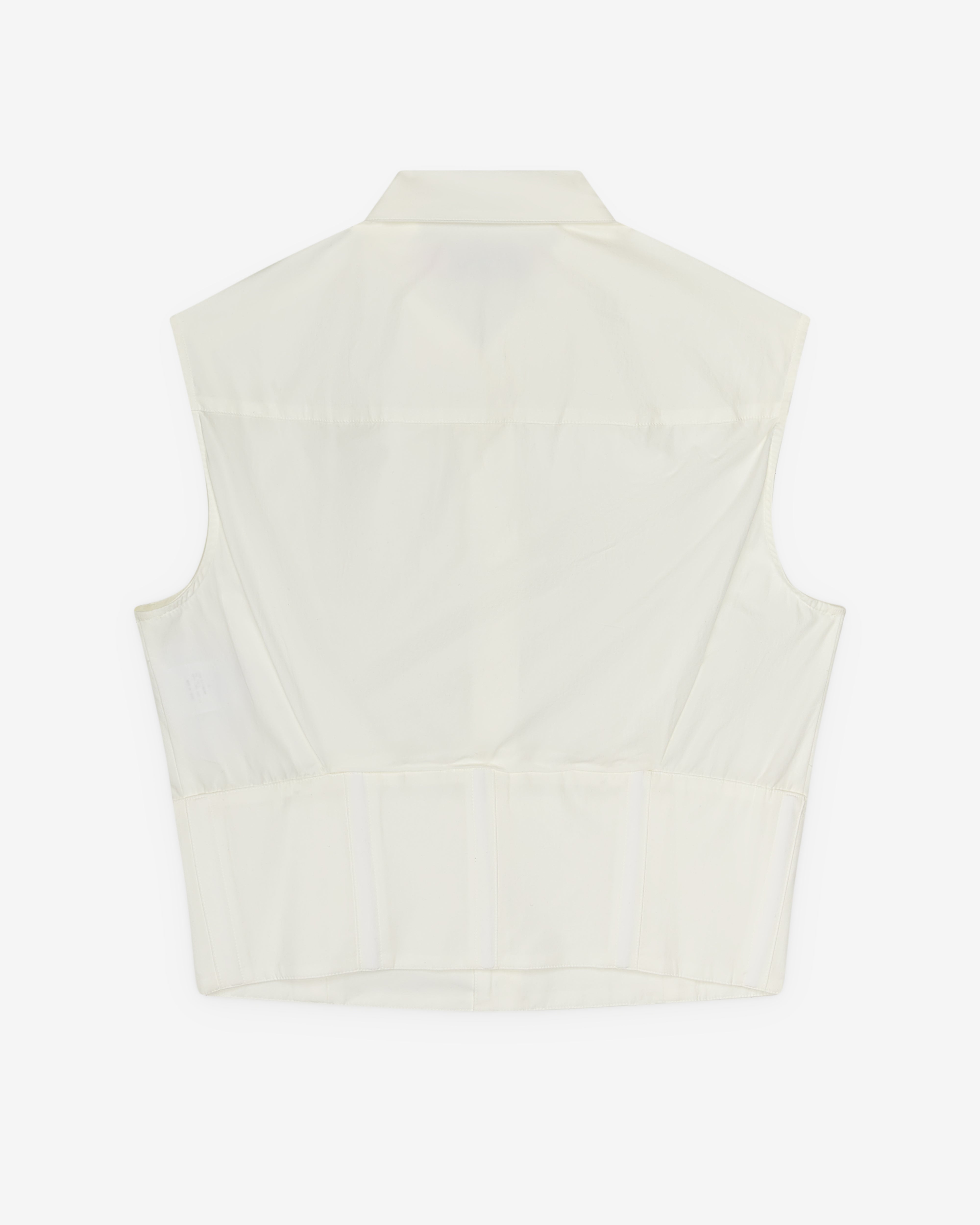 Eckhaus Latta: Women's Form Buttondown (Salt) | DSMNY E-SHOP