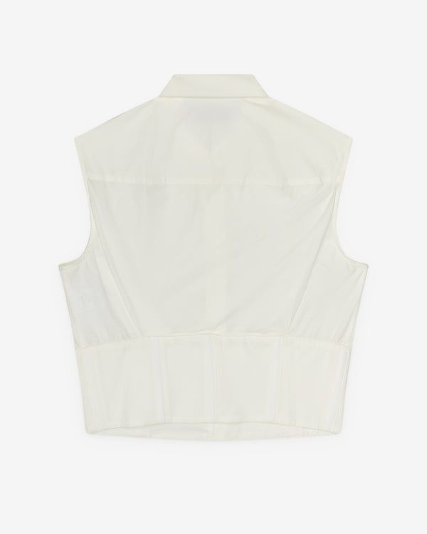 Eckhaus Latta - Women's Form Buttondown - (Salt)
