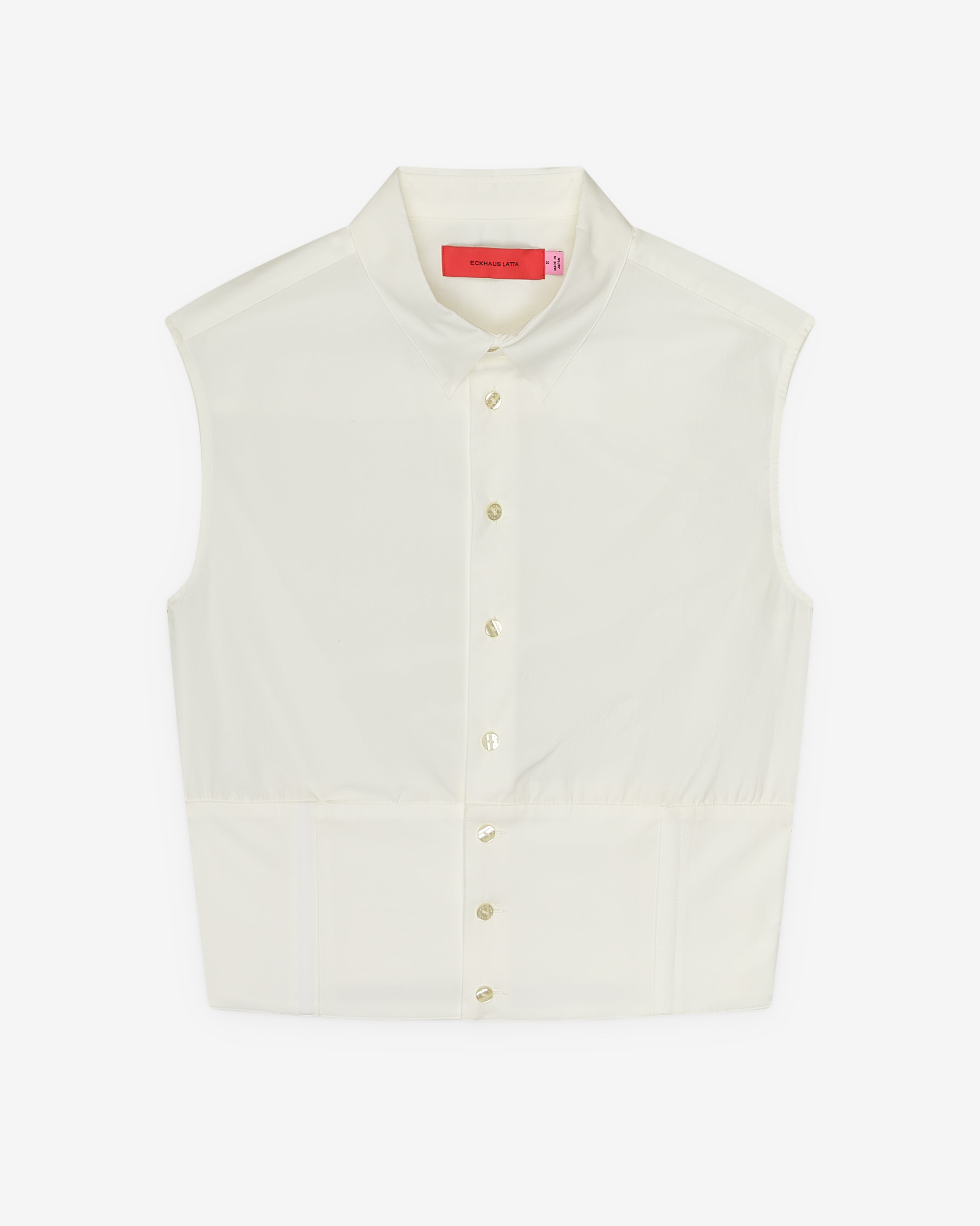 Eckhaus Latta: Women's Form Buttondown (Salt) | DSMNY E-SHOP