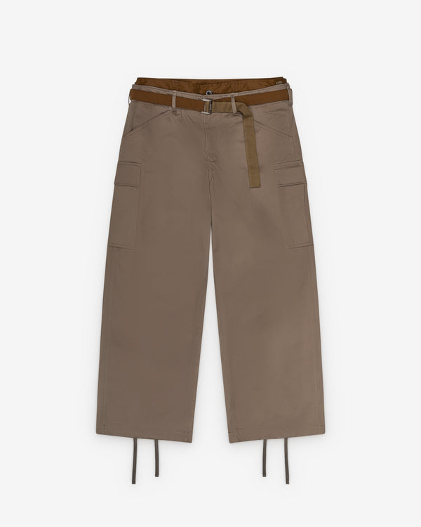 Sacai - Men's Nylon Twill Pants - (Gray)