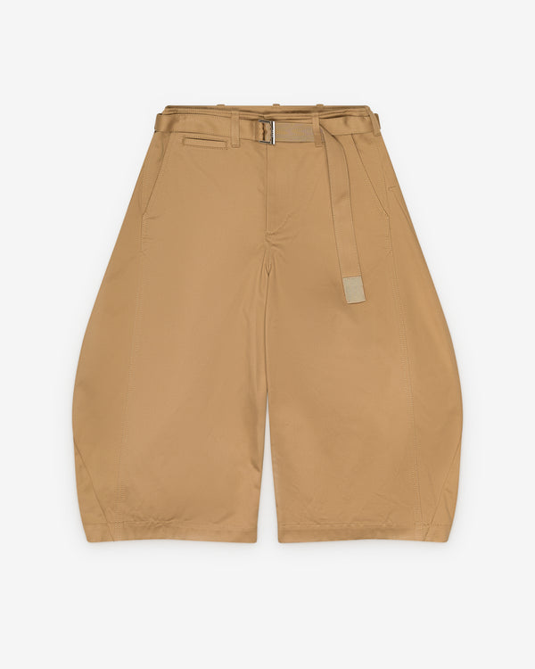 Sacai - Women's Cotton Chino Shorts - (Beige)