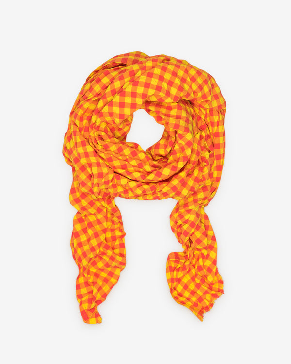 Daniela Gregis - Women's Washed Shawl - (Pink/Yellow)