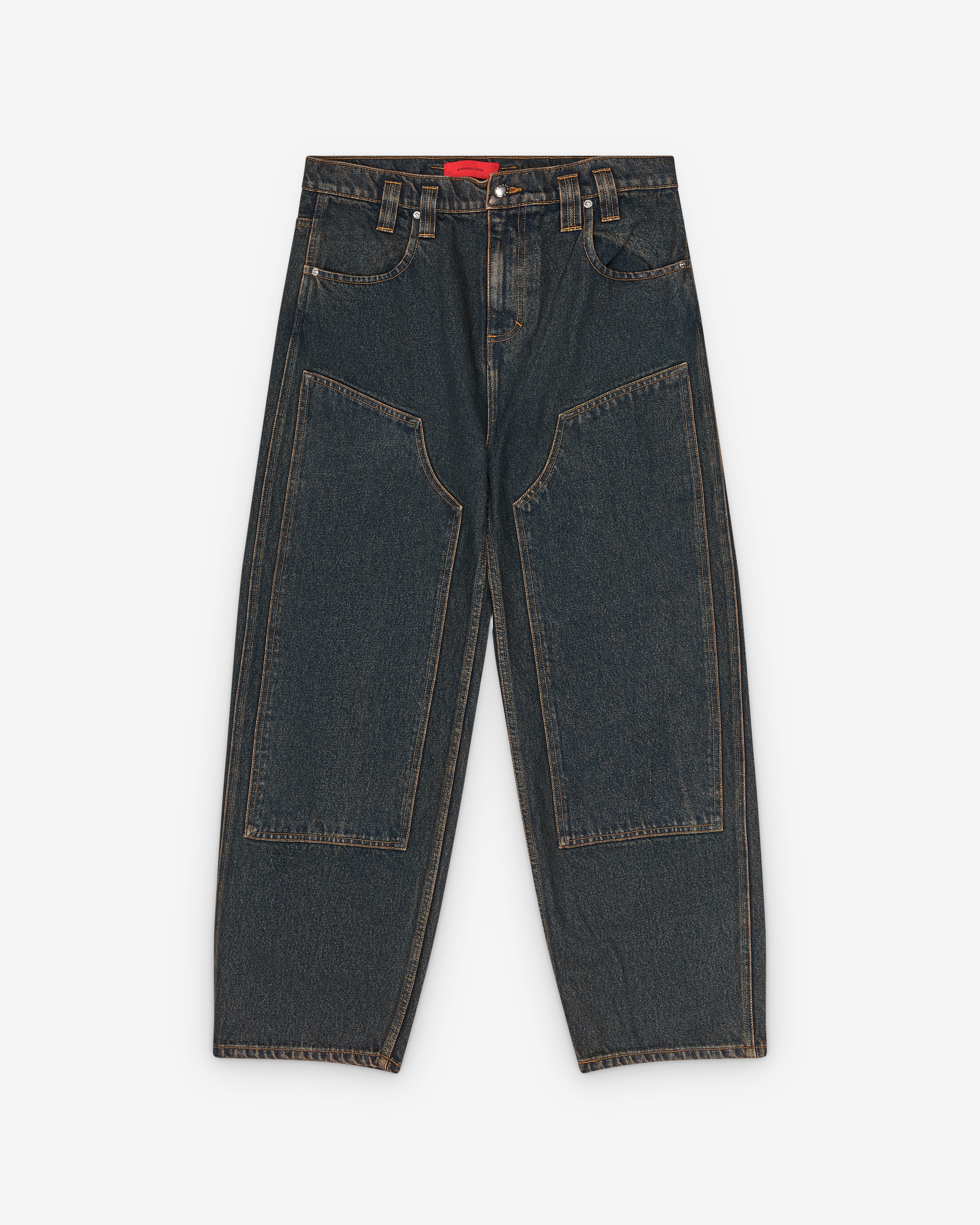 Eckhaus Latta: Men's Double Knee Baggy Jean (Valencia) | DSMNY E-SHOP