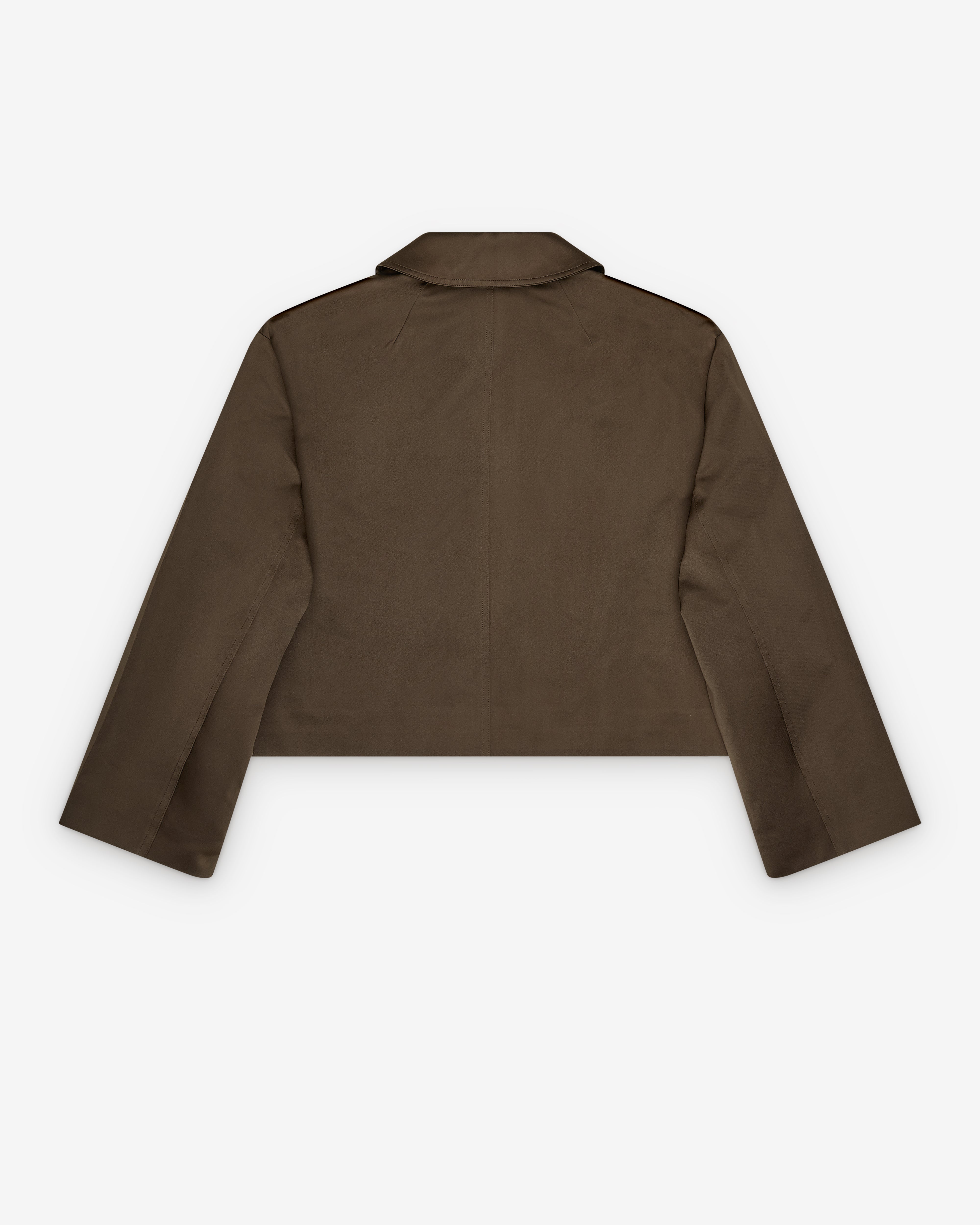 Rick Owens / リックオウエンス | シルク混 Vネック ノースリーブ カットソー | 38 | ブラウン | レディース Rick Owens / リックオウエンス | シルク混 Vネック ノースリーブ