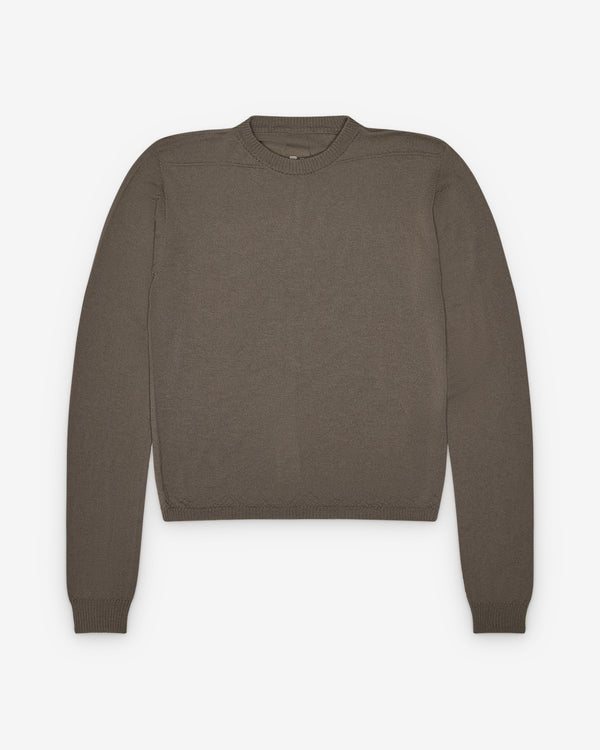 Rick Owens - Men's Cropped Biker Sweater - (Dust)