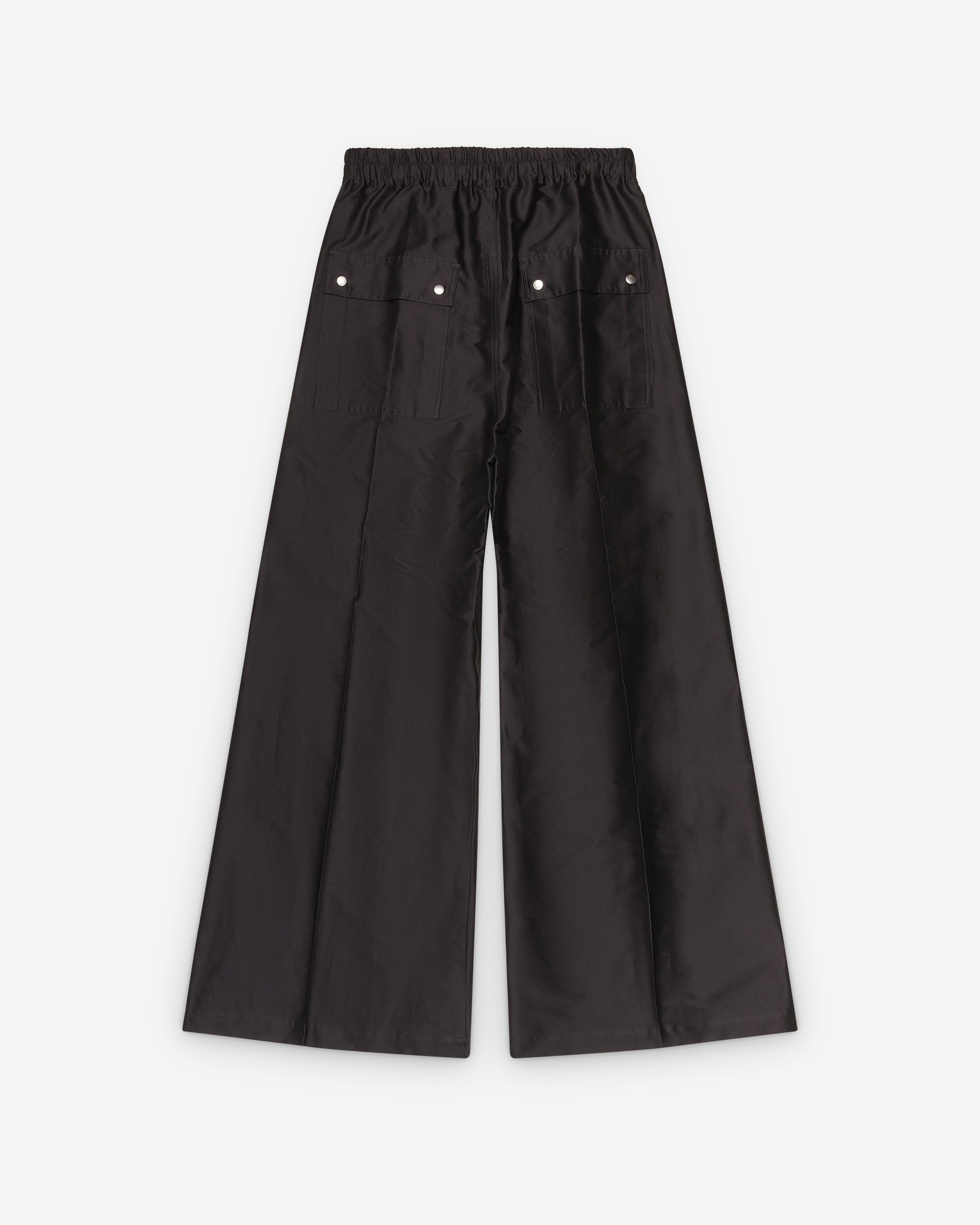 Rick Owens: Men's Wide Bela Pants (Black) | DSMNY E-SHOP