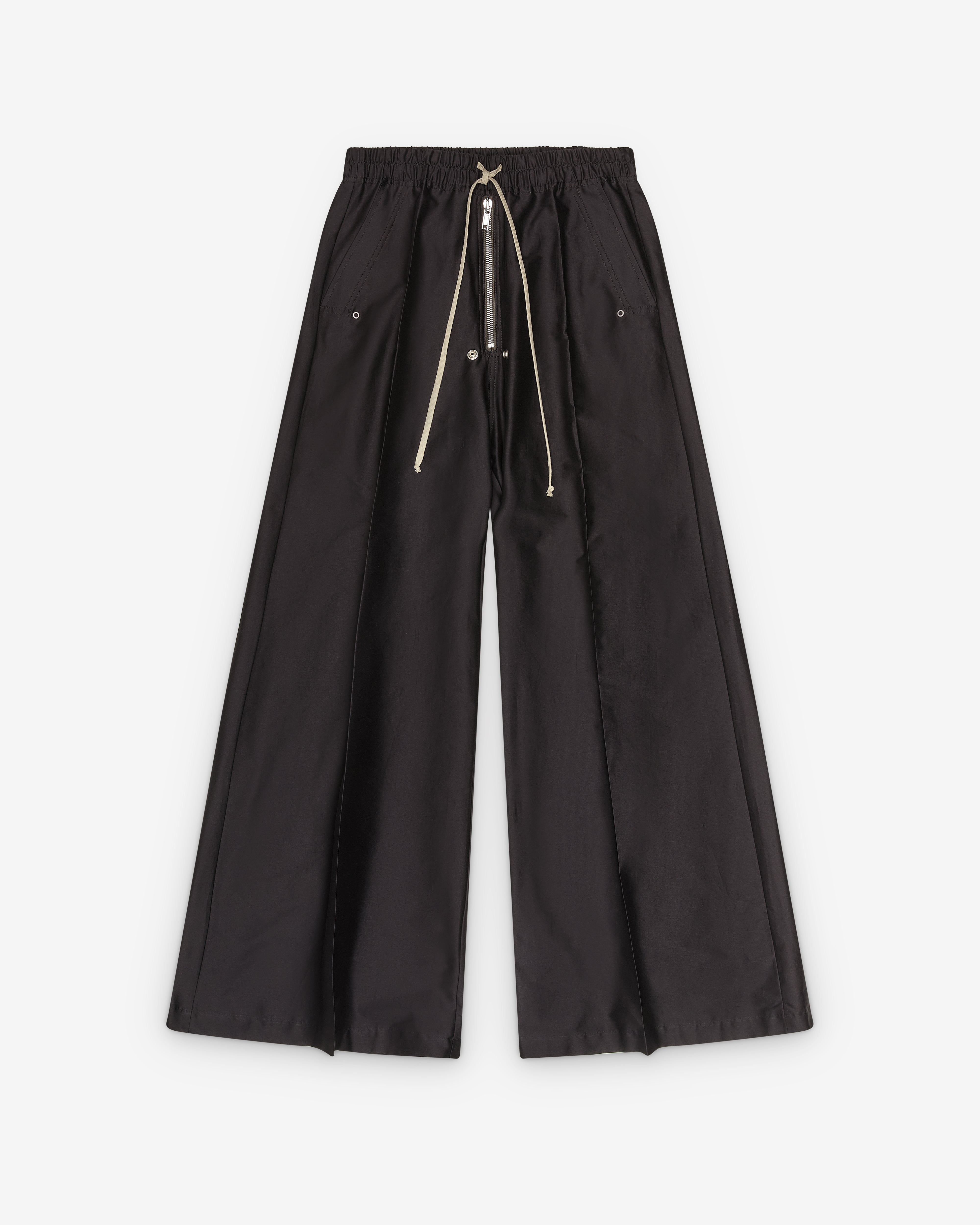 Rick Owens: Men's Wide Bela Pants (Black) | DSMNY E-SHOP