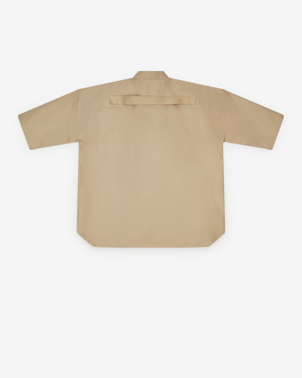 Rick Owens - Men's Short Sleeve Jumbo Faun Shirt - (Sand)