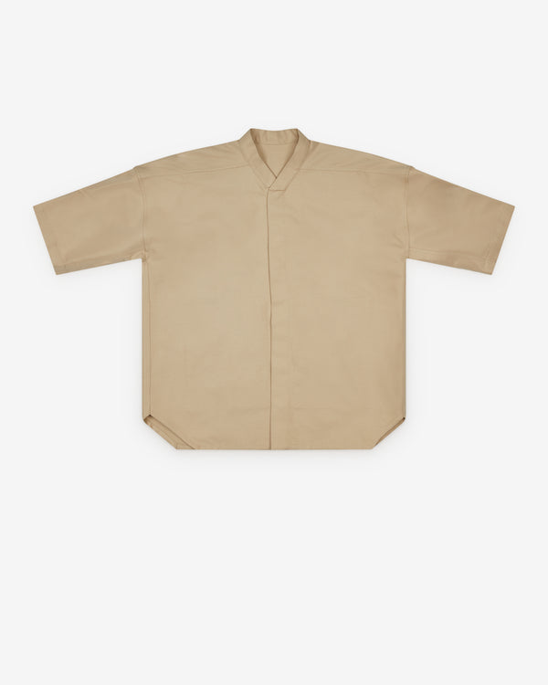 Rick Owens - Men's Short Sleeve Jumbo Faun Shirt - (Sand)