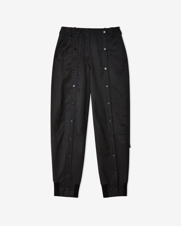 Simone Rocha - Women's Front Button Placket Trouser - (Charcoal)