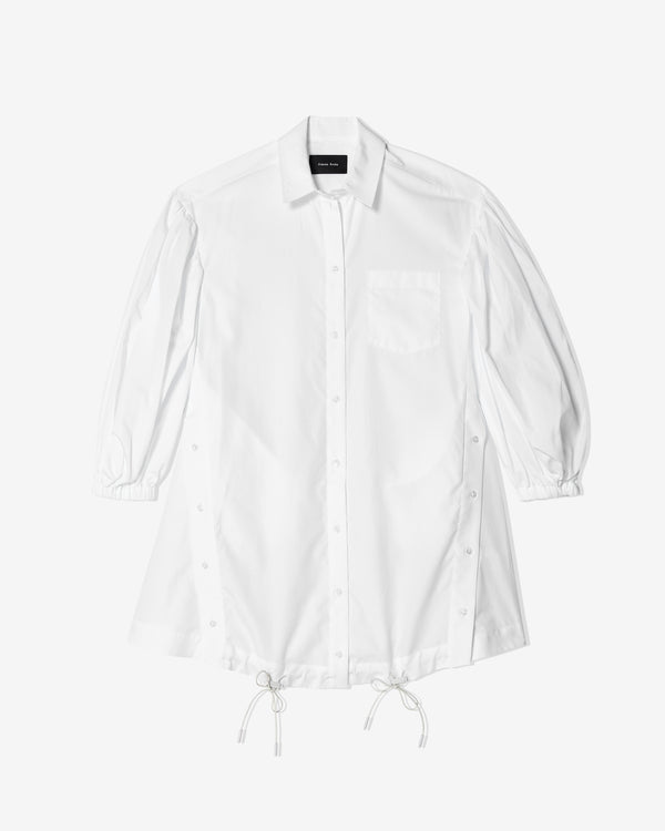 Simone Rocha - Women's Button Placket Trapeze Shirt Dress