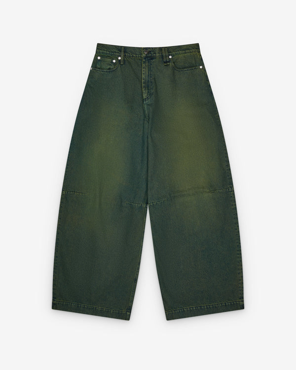 Simone Rocha - Men's Wide Leg Puddle Jeans - (Green)