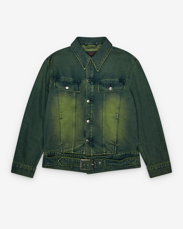 Simone Rocha - Men's Fitted Trucker Jacket - (Green)