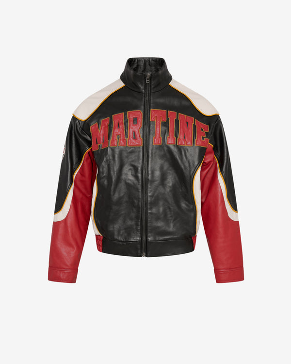 Martine Rose - Men's Superbowl Leather Jacket - (Black)