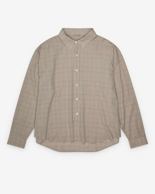 MFPEN - Men's Vacation Shirt - (Chalk Seersucker Check)