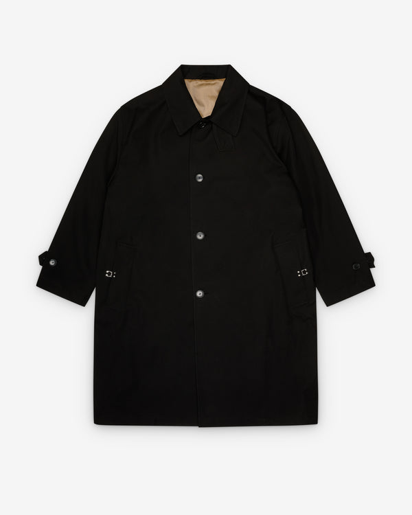 mfpen - Men's Client Coat - (Black Gabardine)
