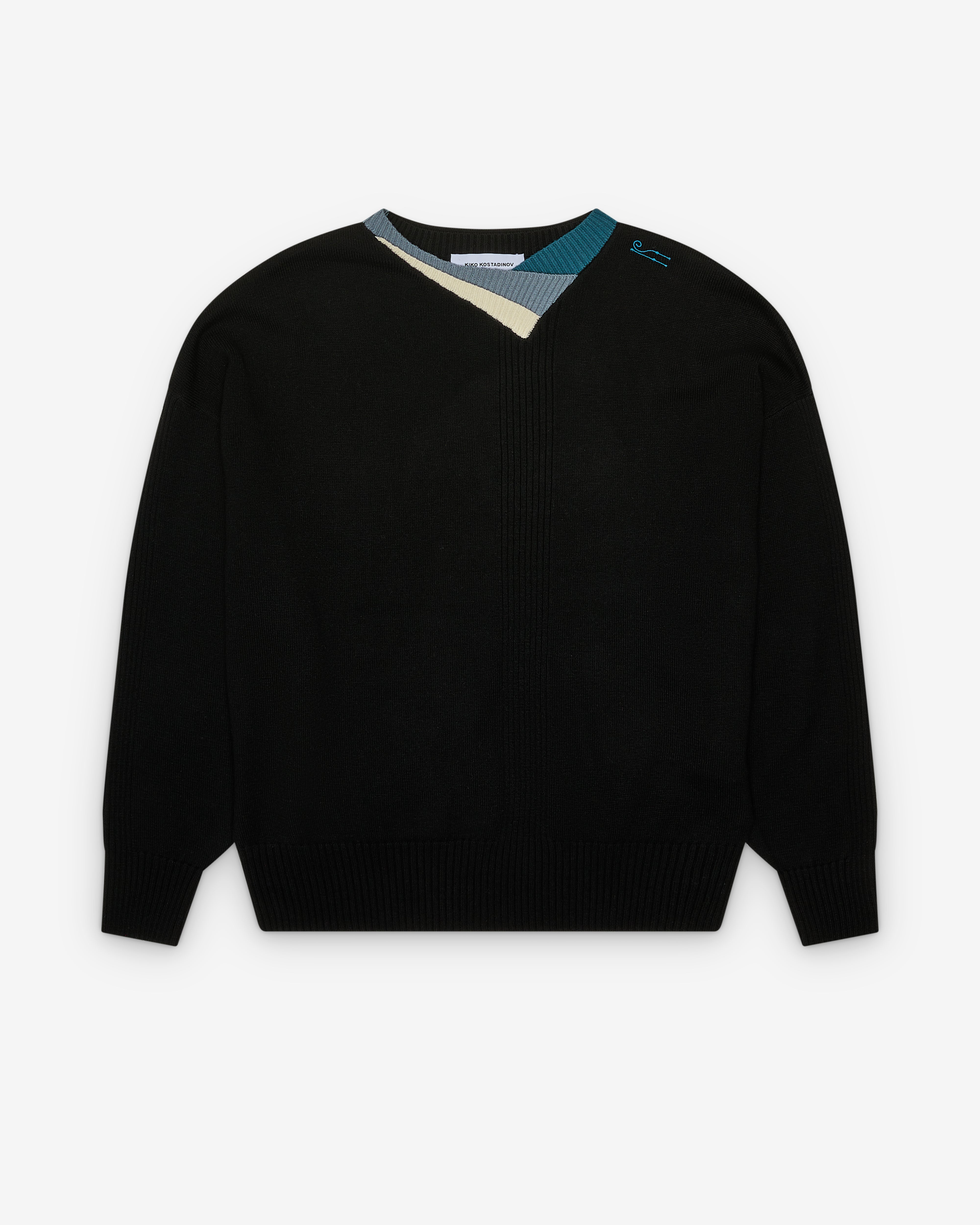 トップス kiko mark KIKO KOSTADINOV INEX MESH SLEEVELESS TOP BLACK SS25