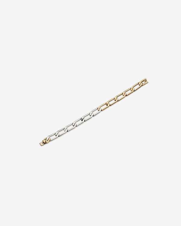 Prasi - Women's Mangueira Chain Bracelet - (Yellow Gold/Platinum)