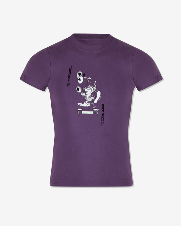 Martine Rose - Women's Shrunken T-Shirt - (Purple)