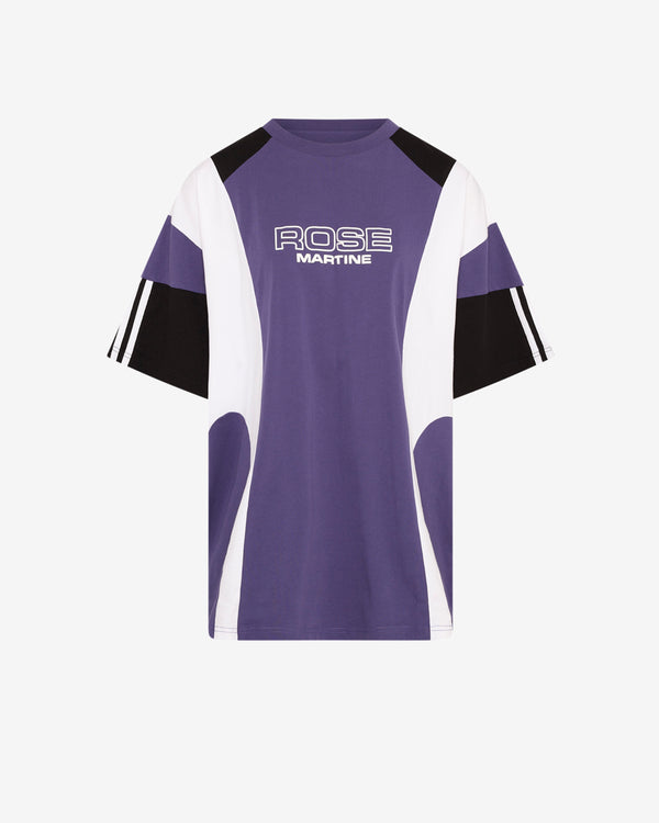 Martine Rose - Men's Oversized Panelled T-Shirt - (Purple)