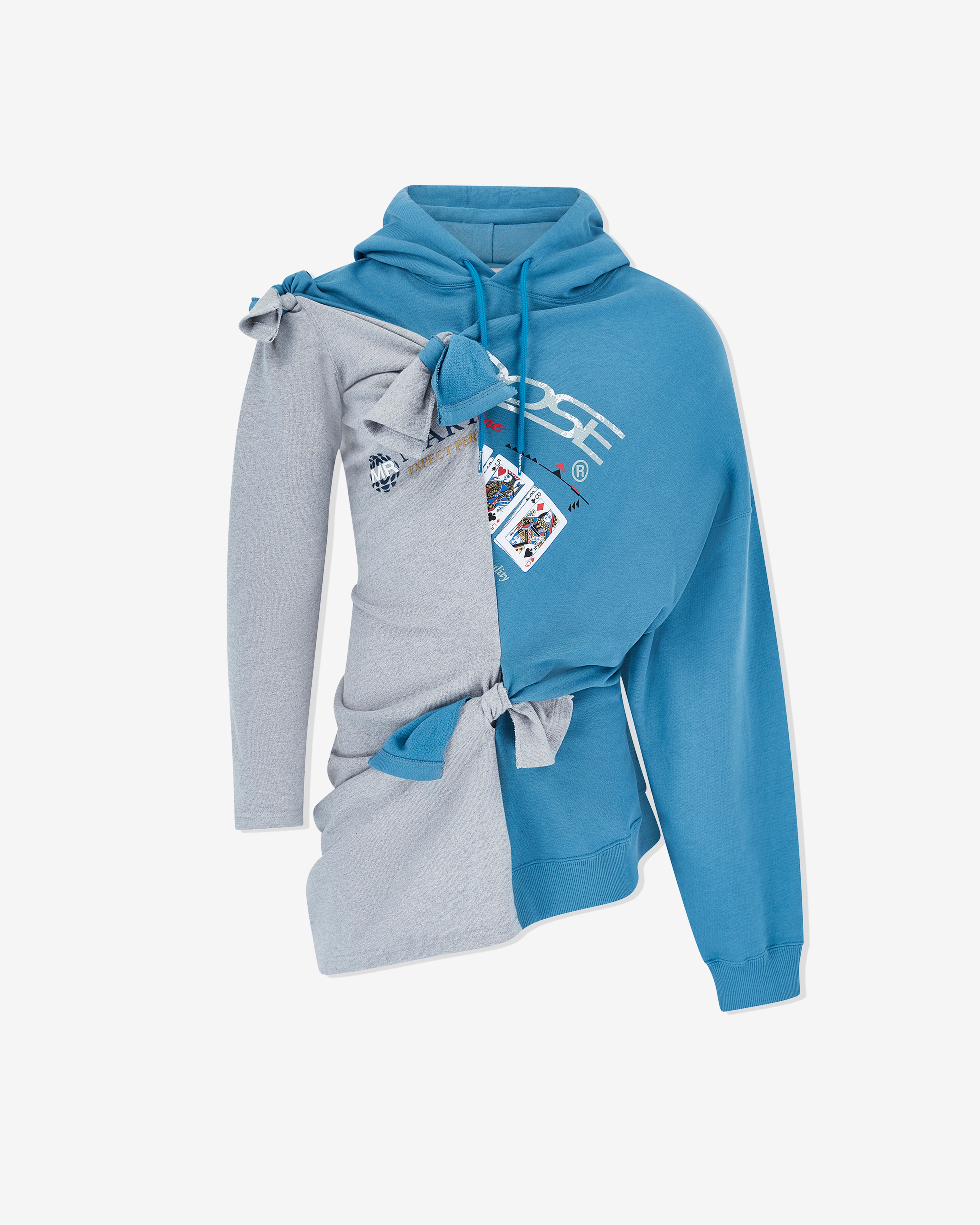 Martine Rose: Women's Collage Hoodie (Grey) | DSMNY E-SHOP