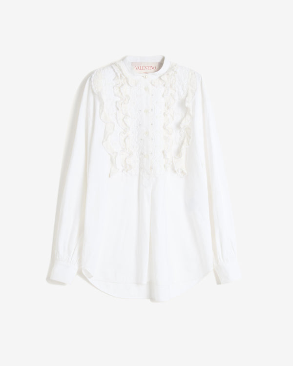 Valentino - Women's Embroidered Top - (White)