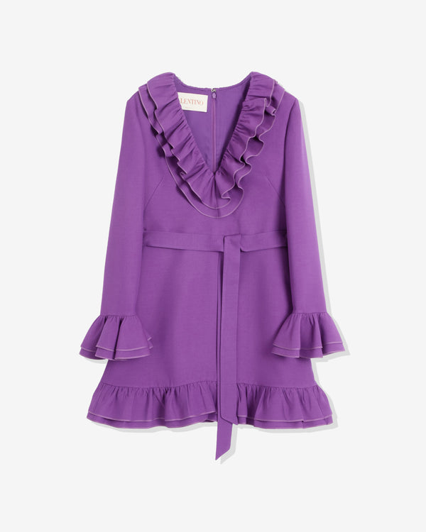 Valentino - Women's Crepe Couture Short Dress - (Orchid)