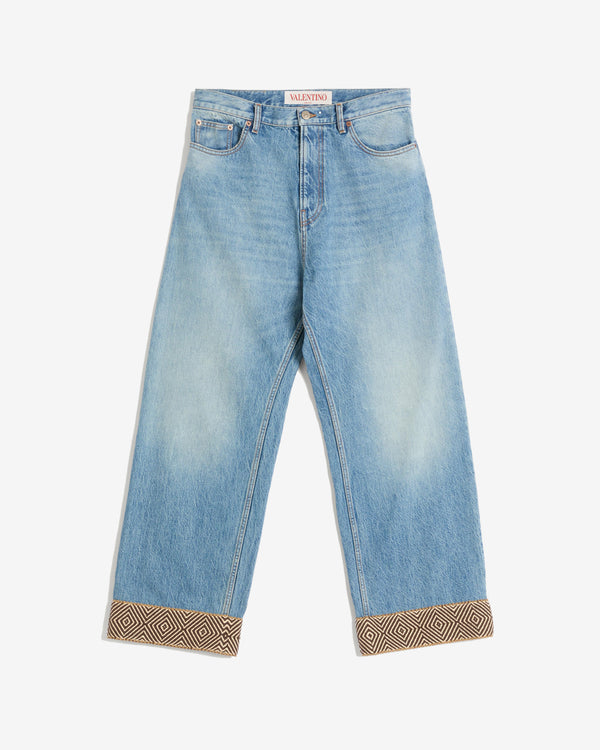 Valentino - Men's Denim Pants - (Medium Blue)